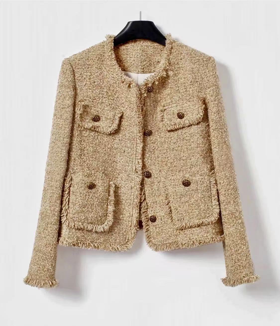 法式短外套秋季职场小香风外套秋季秋冬设计师百搭 0140