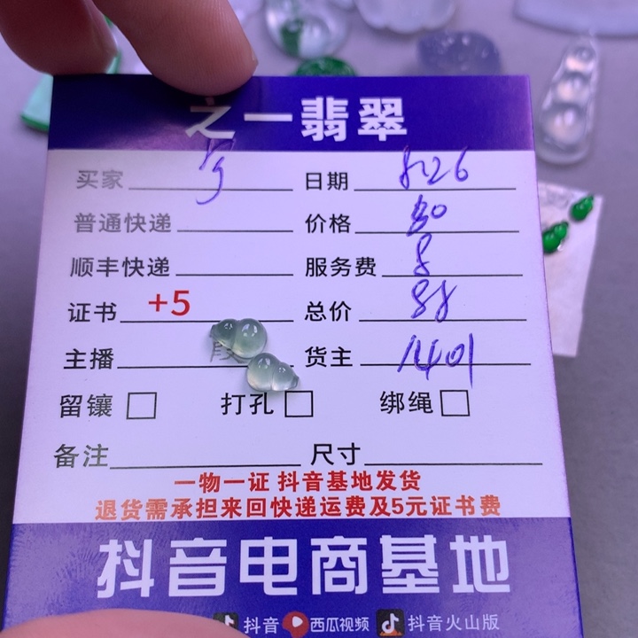 颈饰未镶嵌翡翠宇**及