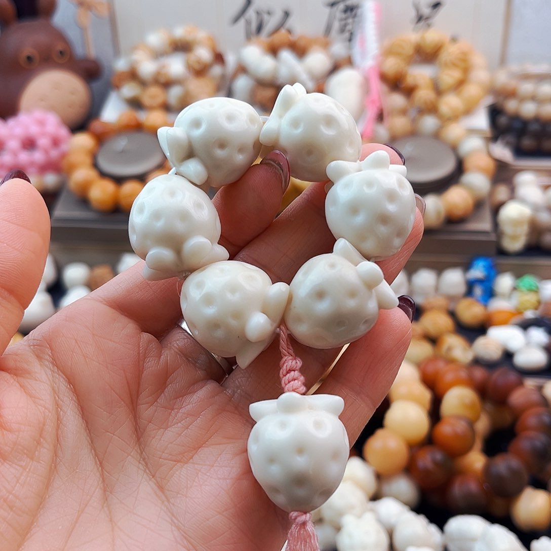 菩提根/象牙果手串美*兮美兮兮专拍