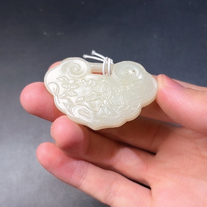 和田玉挂件未镶嵌逮****