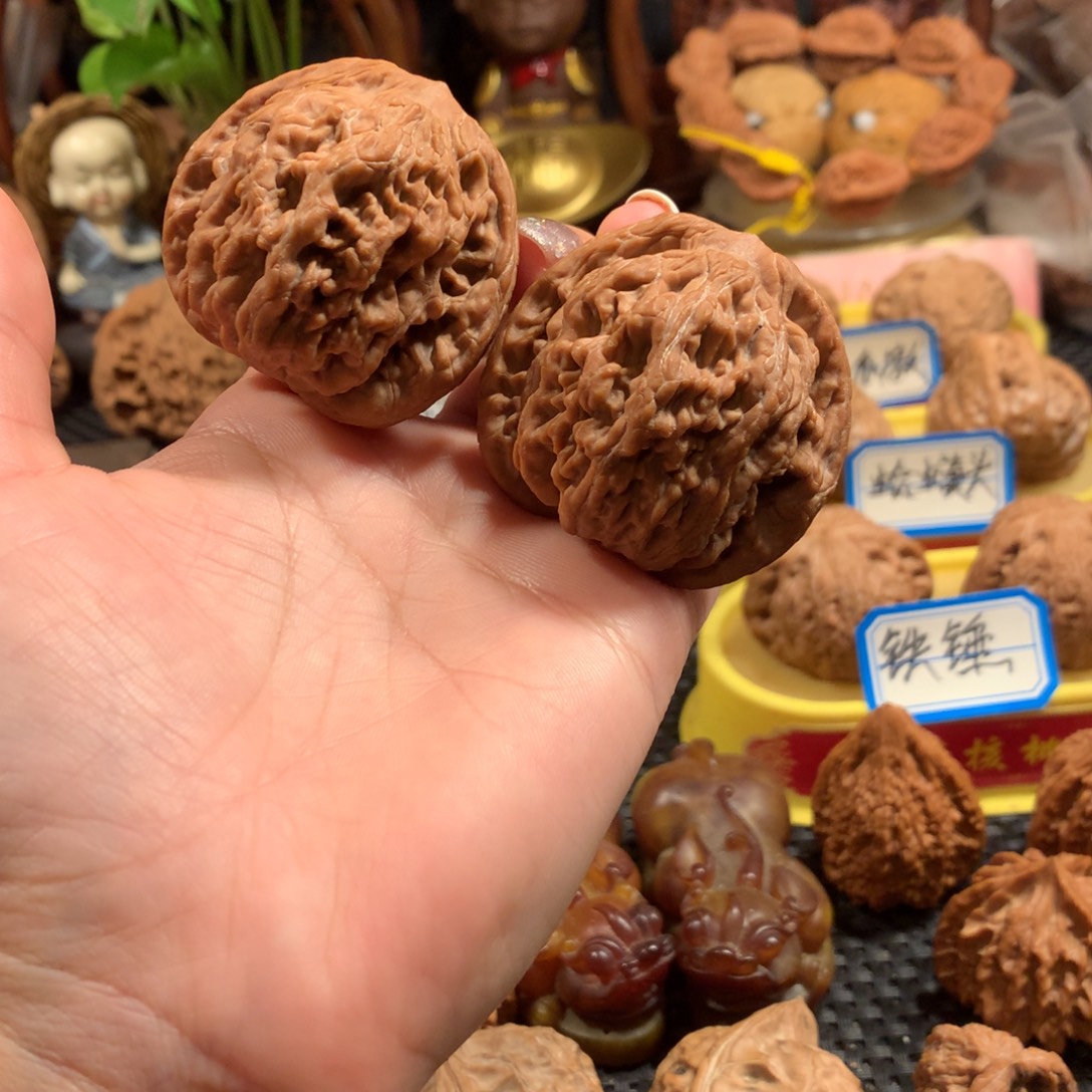 把件文玩核桃虎头