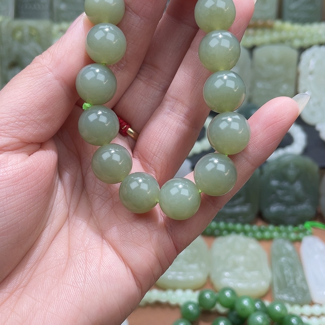 和田玉未镶嵌套链