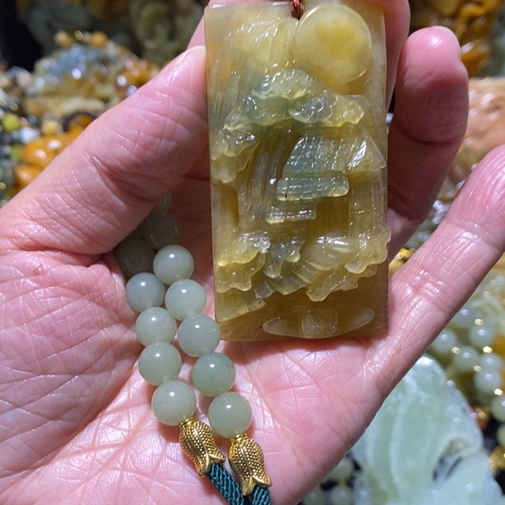 岫玉岫玉吊坠未镶嵌