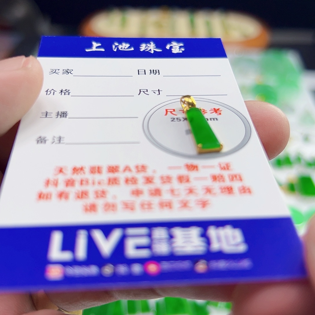 颈饰18K金镶嵌翡翠翡翠
