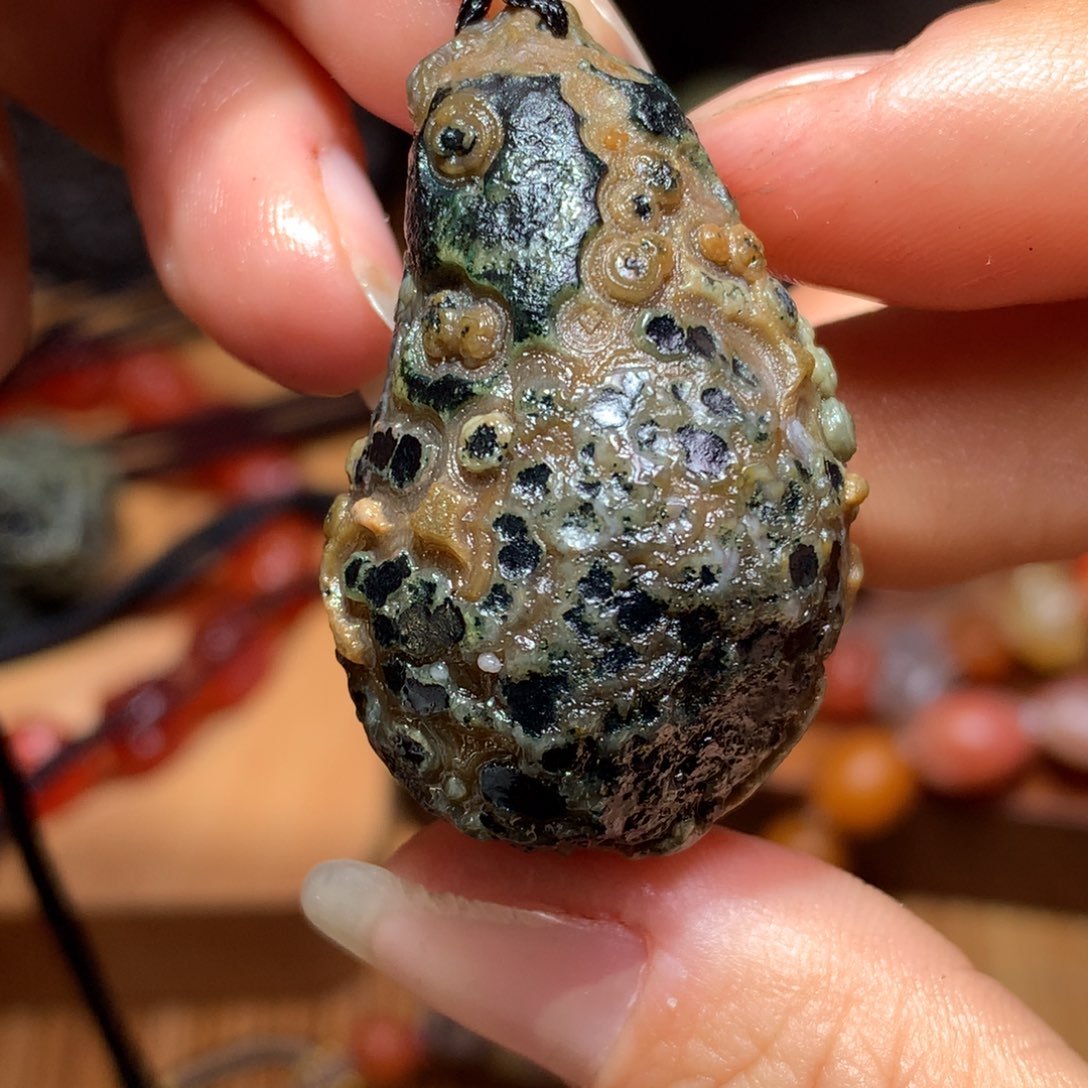 未镶嵌玛瑙/玉髓珠宝半成品