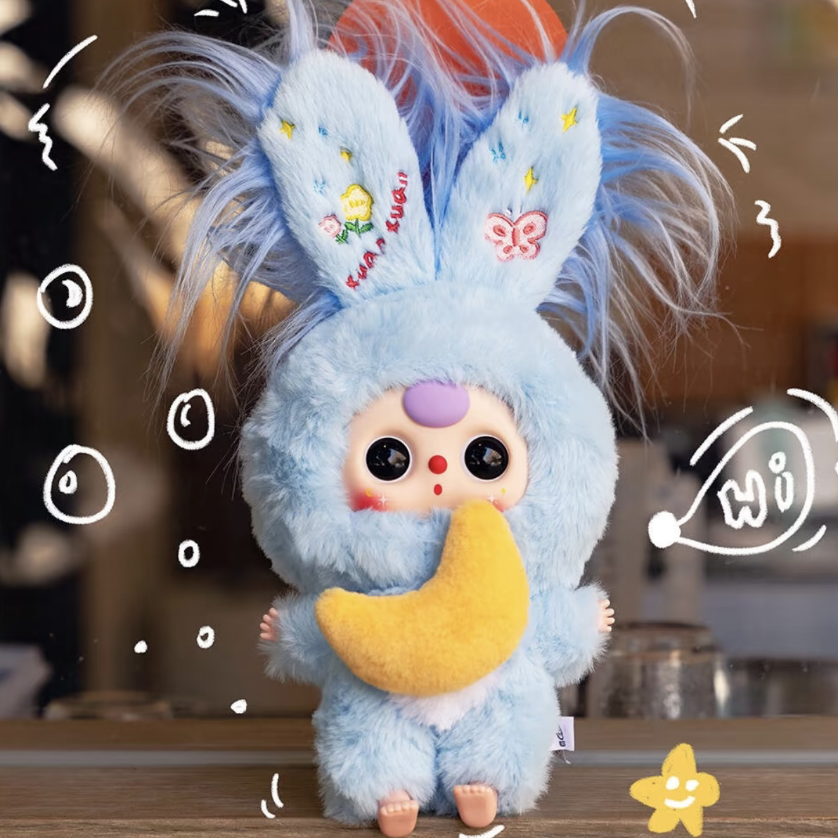 【正版】baby three LilitownV3莉莉兔小镇3代毛绒盲盒手办可爱