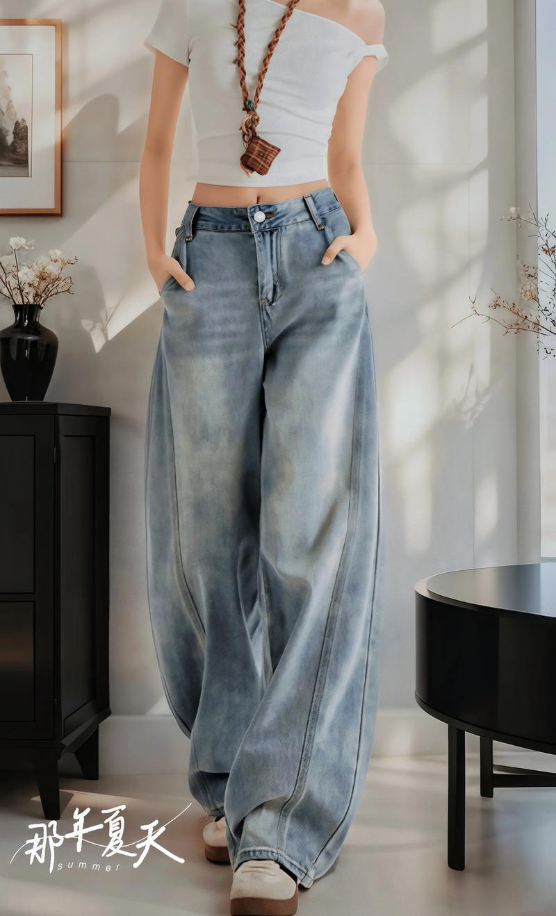 非主图款【敏1-80】全新牛仔裤部分微瑕（不支持7天无理由）