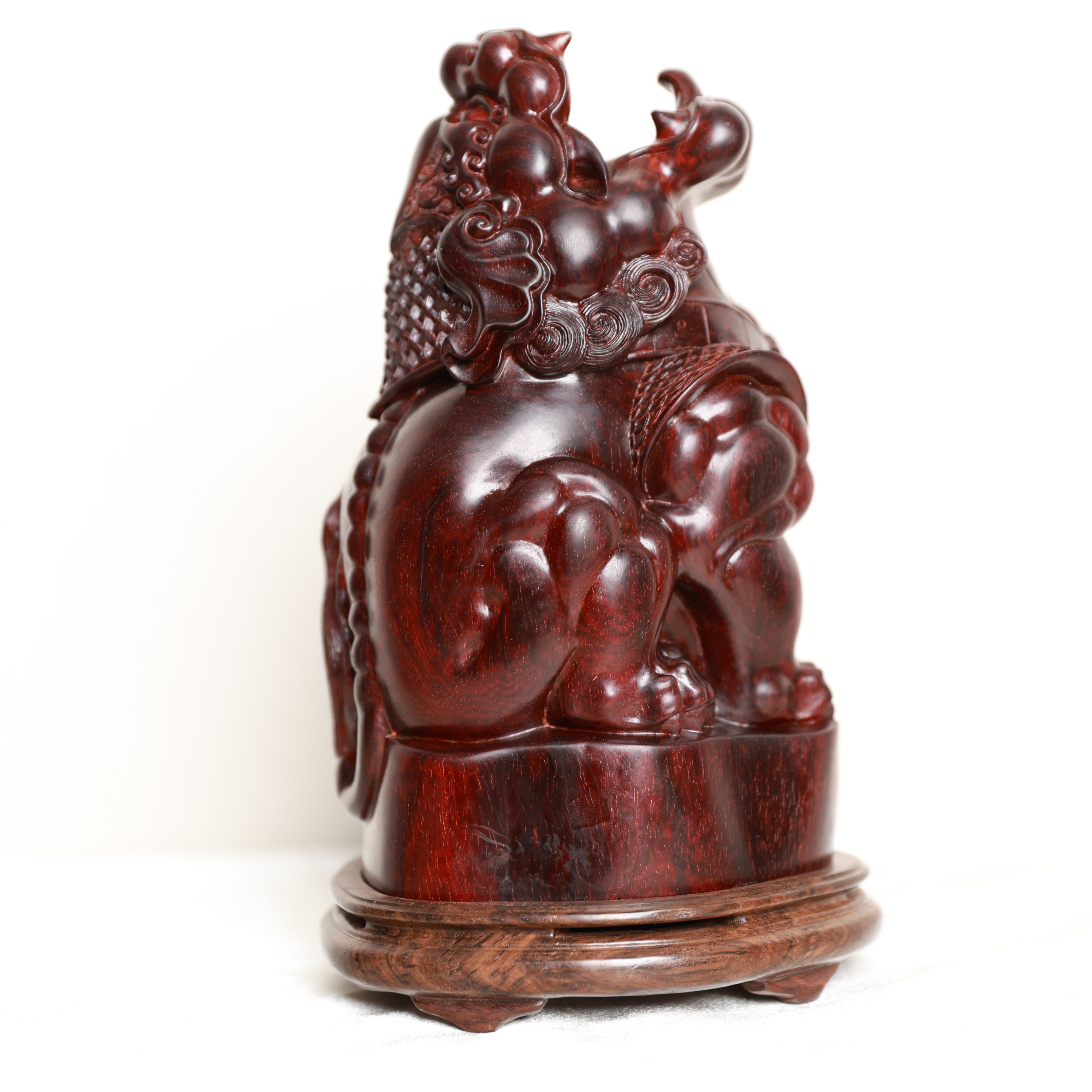 c21522 印度小叶紫檀-望天吼香炉