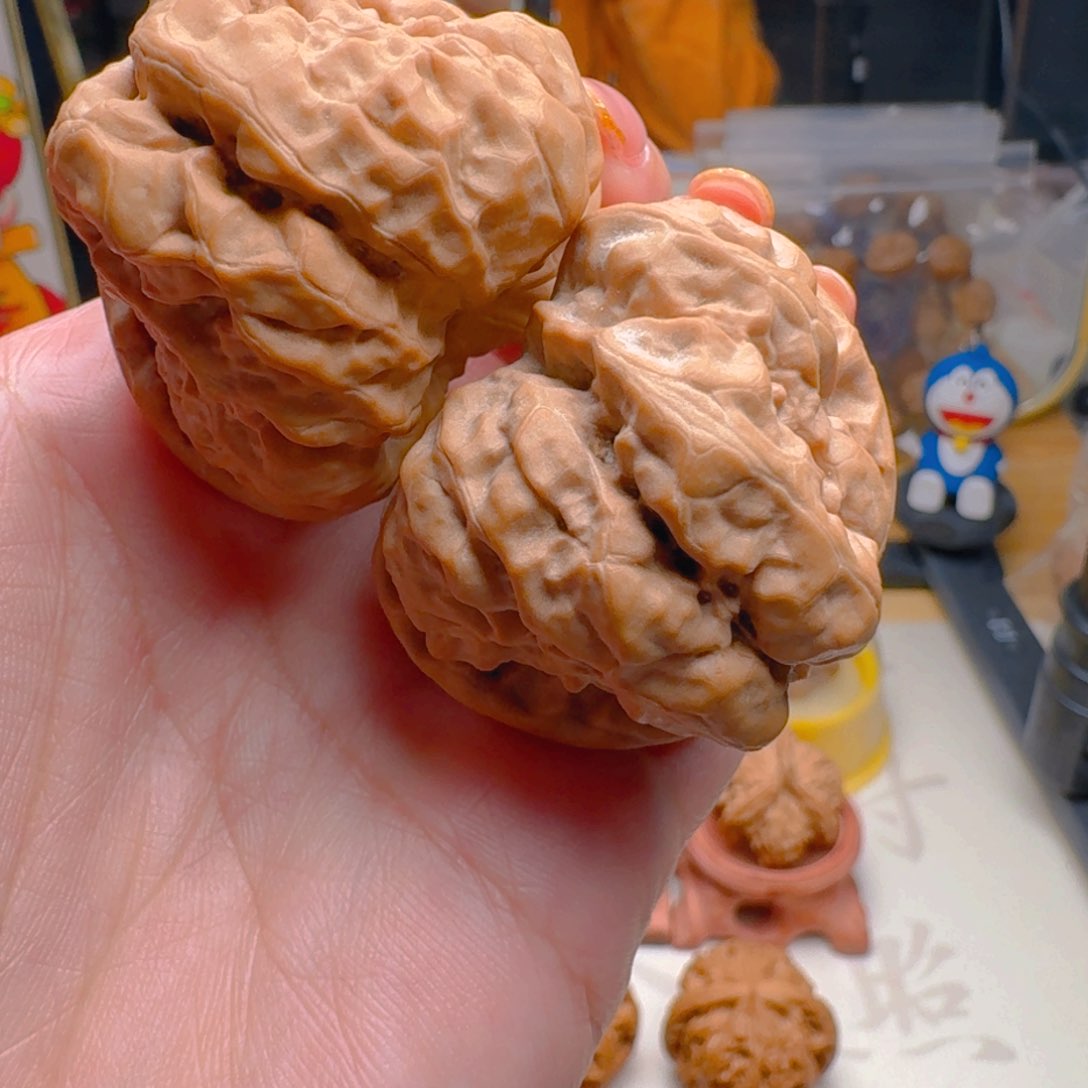 核桃把件47肚蛤蟆头