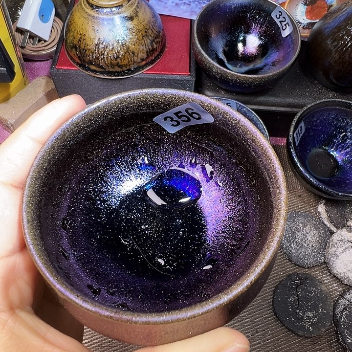 北***熊茶盏建窑建盏茶器356