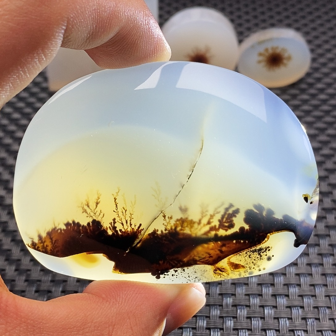 良***一玛瑙/玉髓未镶嵌吊坠(不含链)