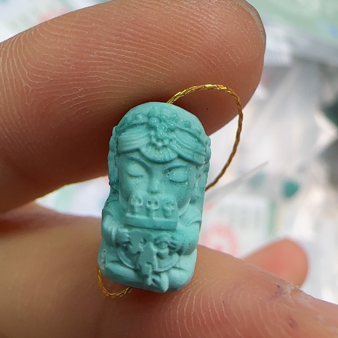 绿松石珠宝半成品未镶嵌