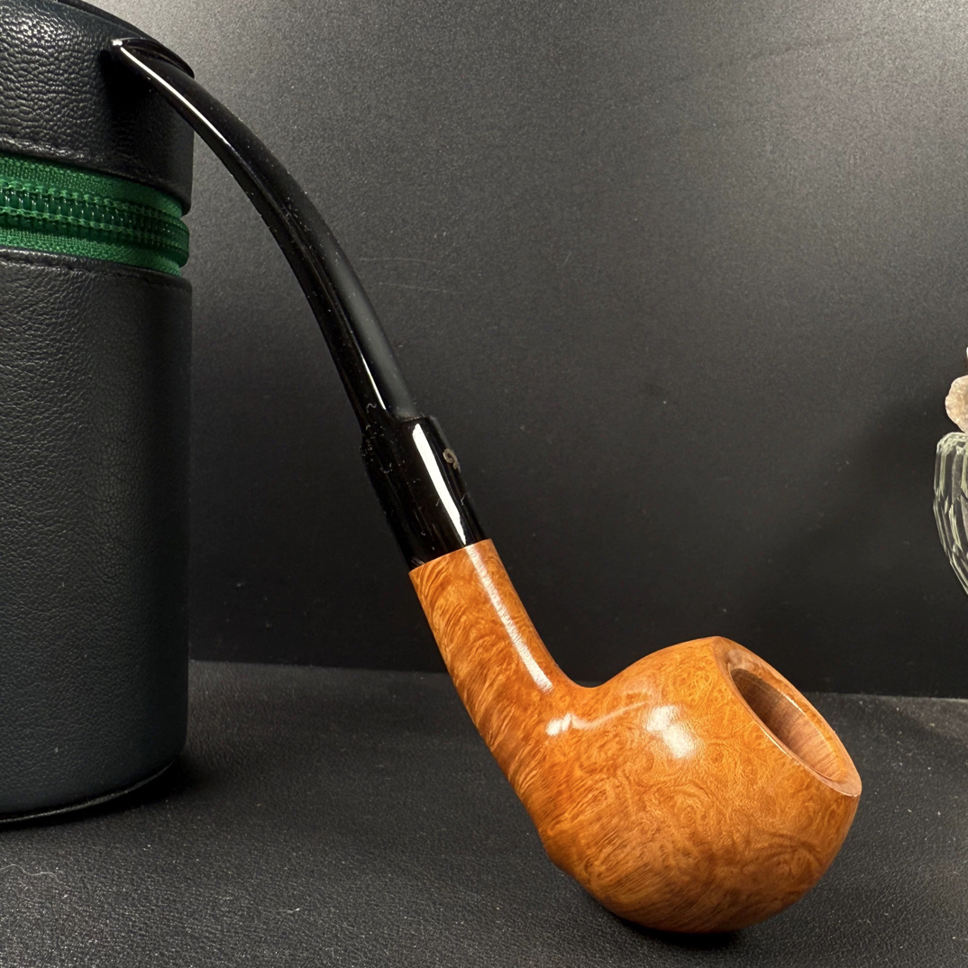 意大利维布拉蒂一花橡果手工石楠木烟斗 内径19.8 斗深32 长158