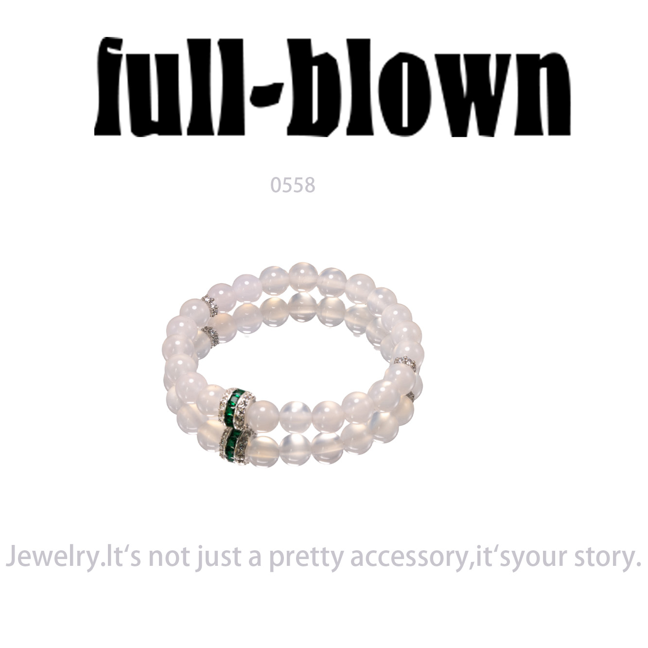 镀K金 Full biown   手链~0558（15cm）