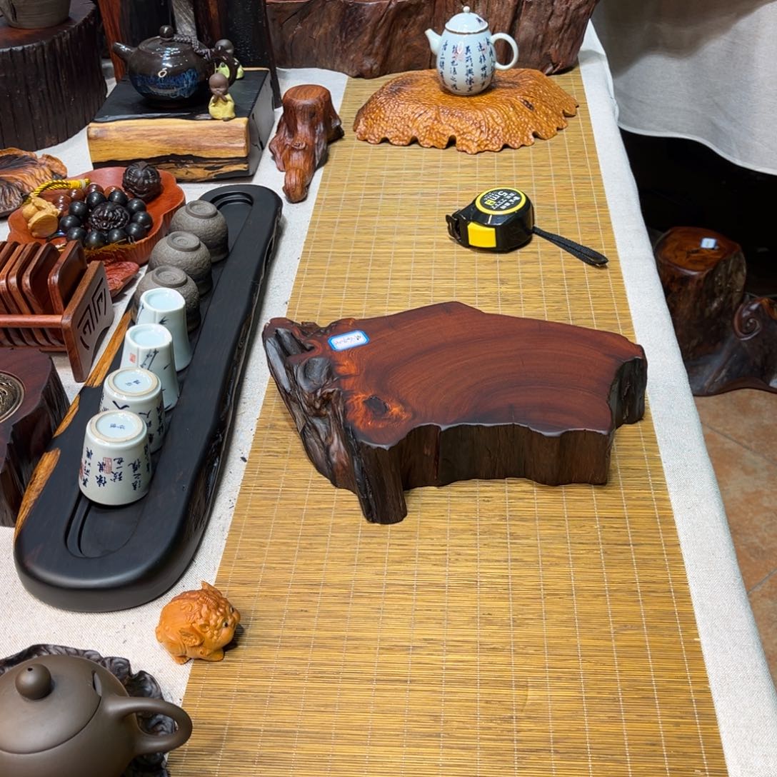 1缅甸花梨底座底座