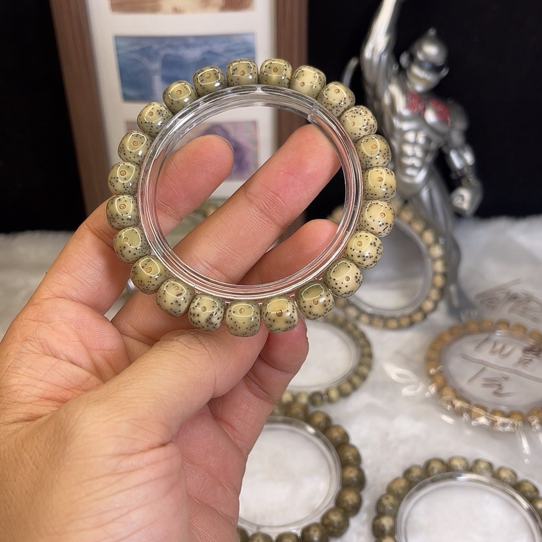 手串星月菩提735 号.  星月菩提.  一物一图.  