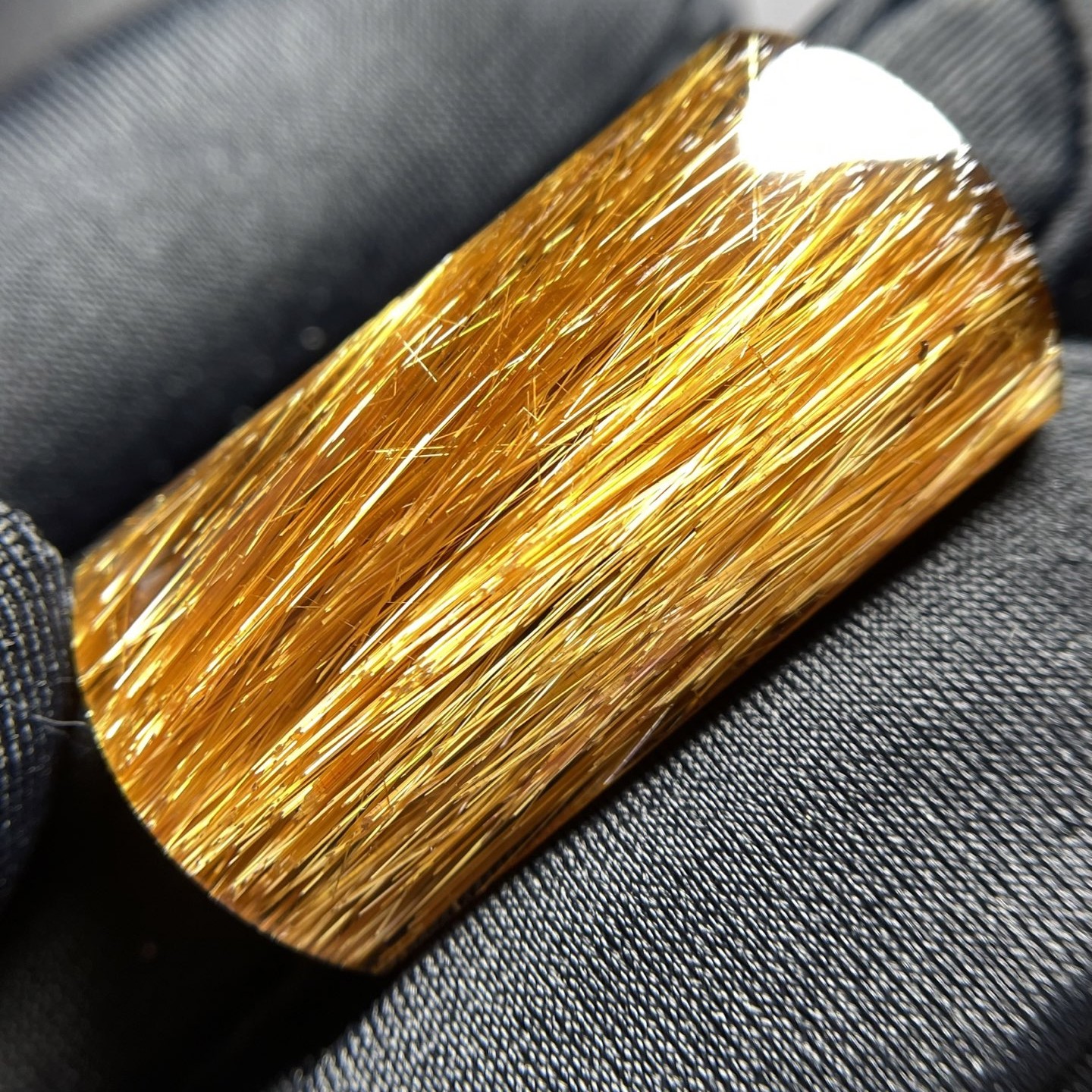 【天然巴西铜顺发无事牌吊坠】晶体通透，尺寸30.8*17.7*7.2mm，6.7克