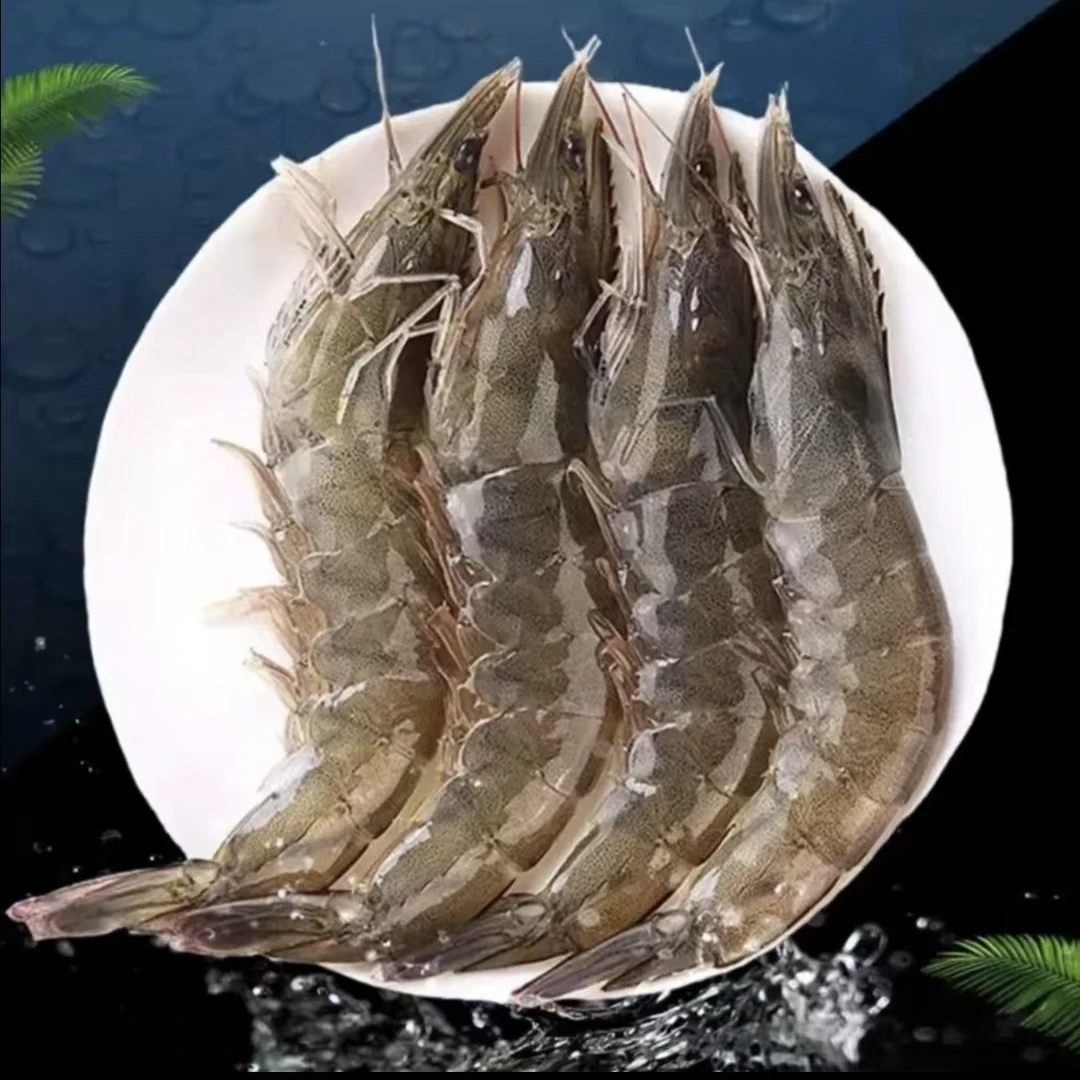 K【青岛大虾】肉质鲜嫩大个头海水大虾单只15~18cm一盒4斤40~50只海鲜