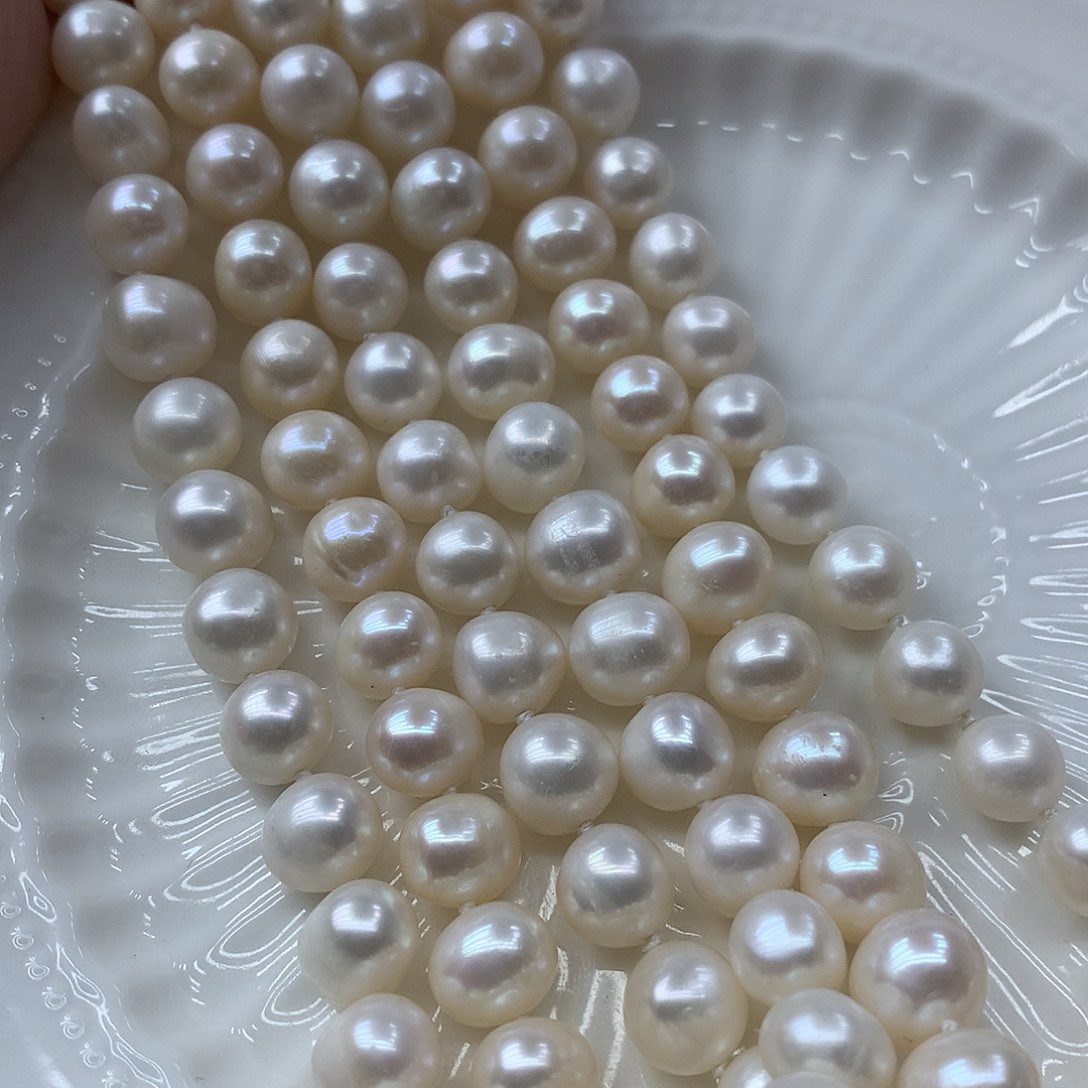 淡水珍珠9-10未镶嵌x29项链