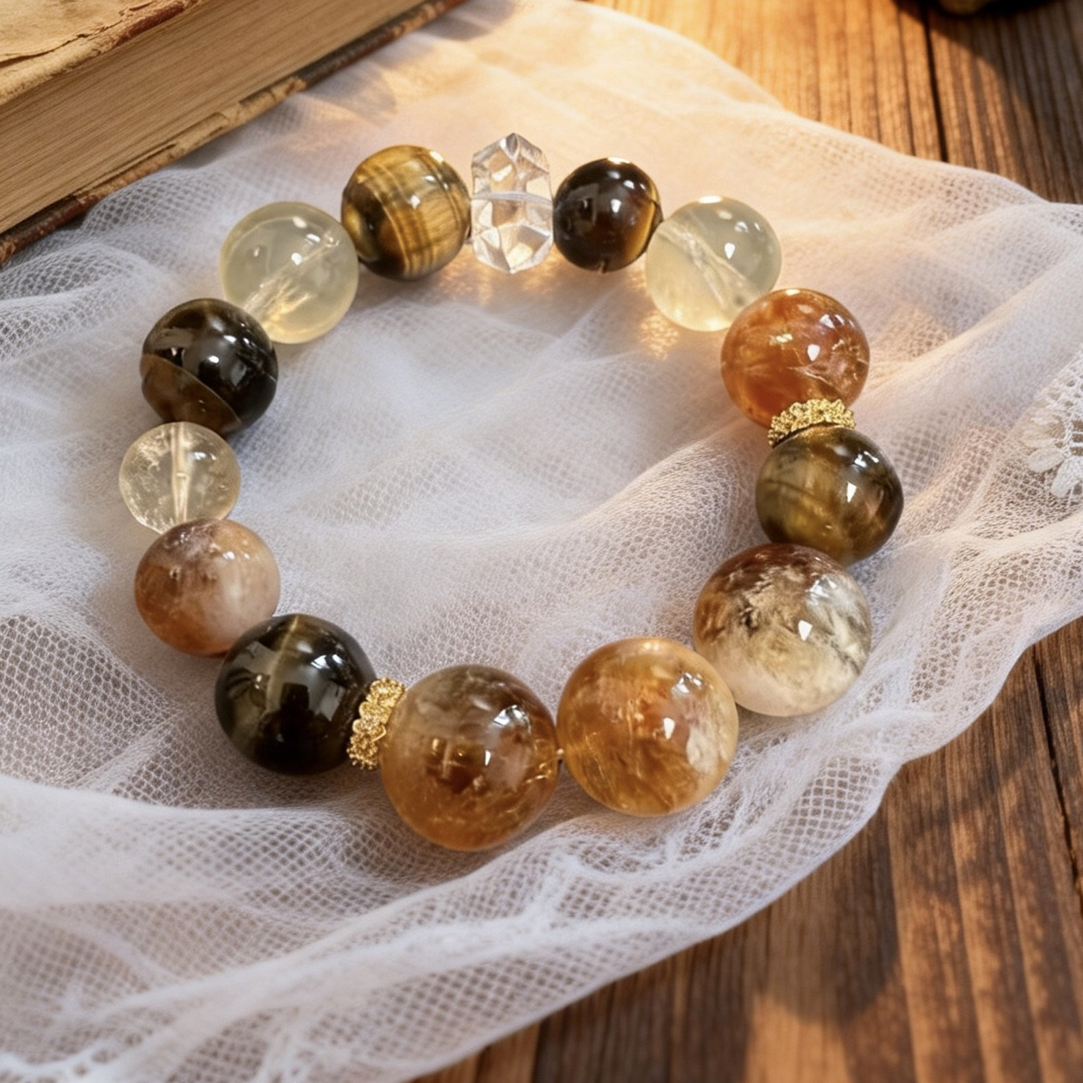 公主请发财 天然粉水晶Diy手串少女色系高级感送女友闺蜜新年好物