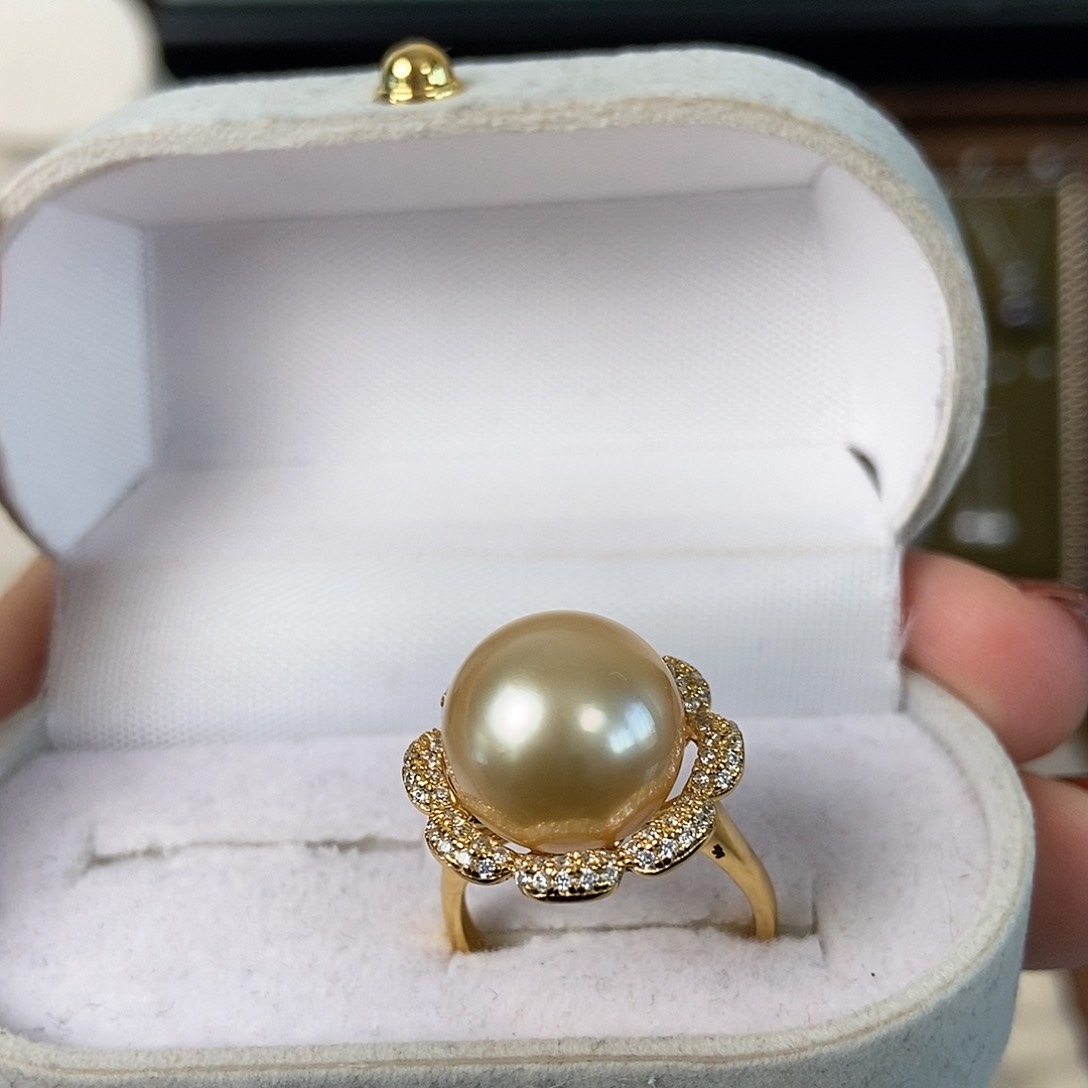 海水珍珠颈饰银S925镶嵌