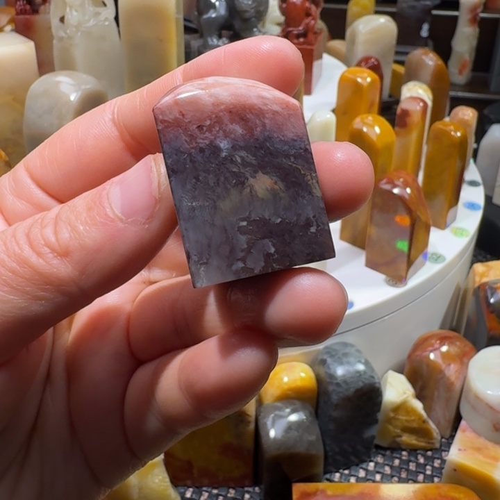 寿山石寿山石五彩旗降