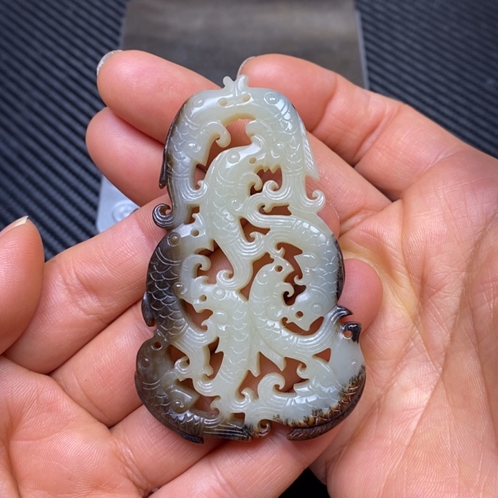 和田玉挂件未镶嵌廖****化