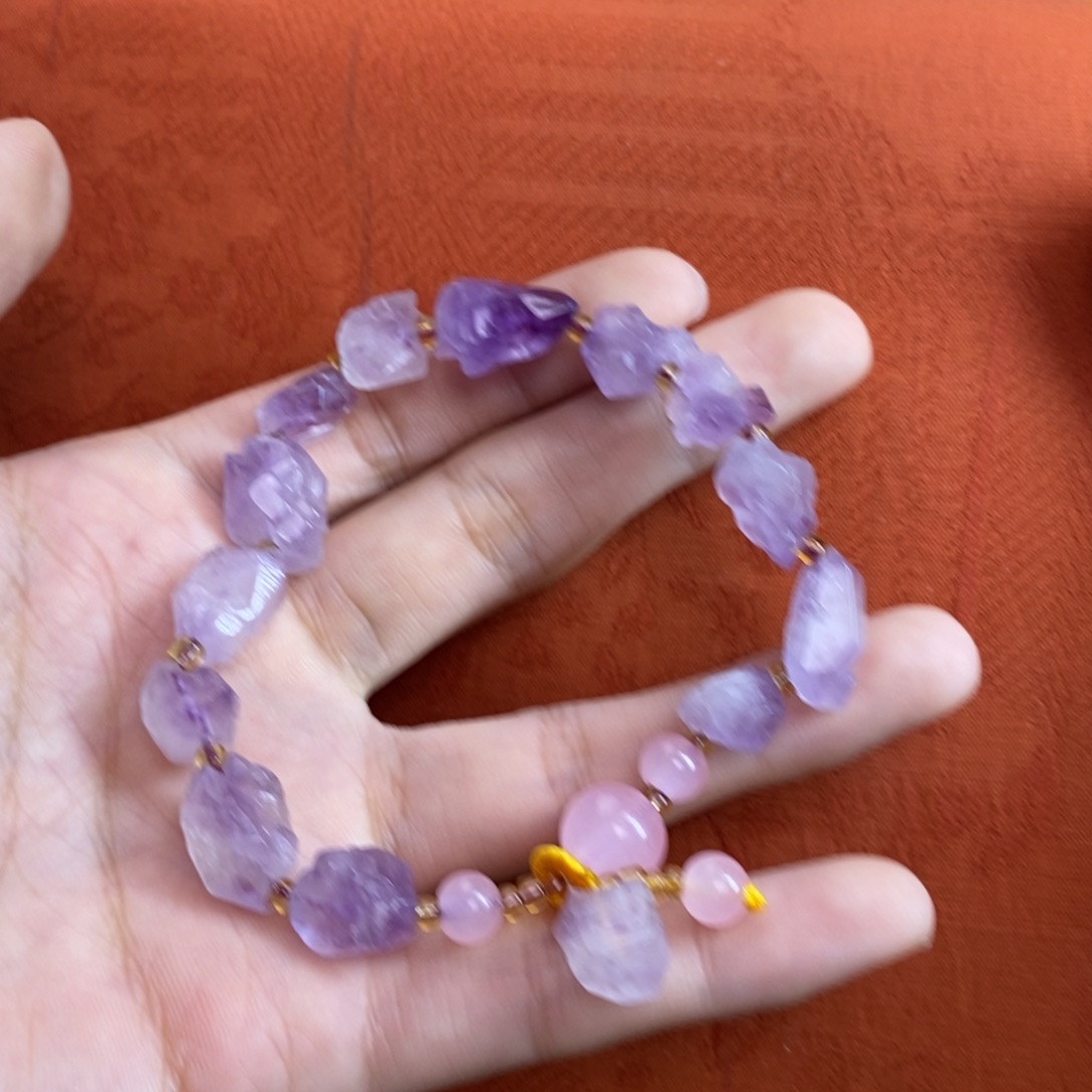 七***儿紫晶未镶嵌珠宝半成品