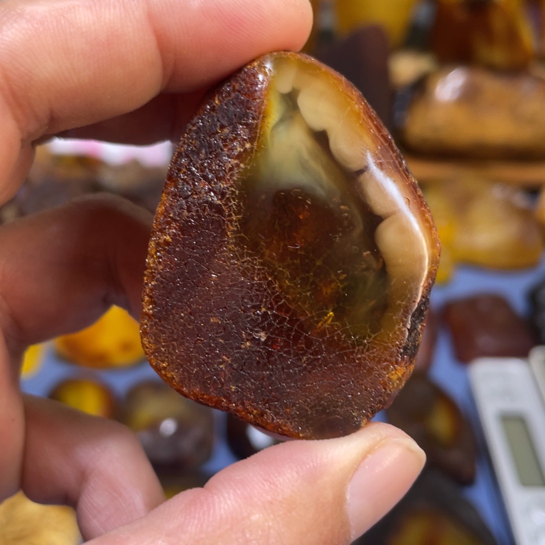 定制琥珀未镶嵌原