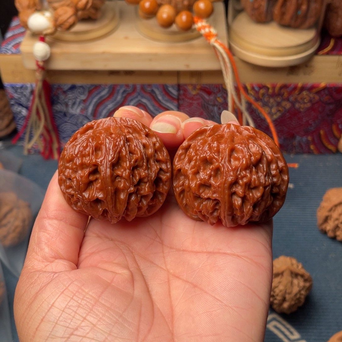 文玩核桃把件44苹果园