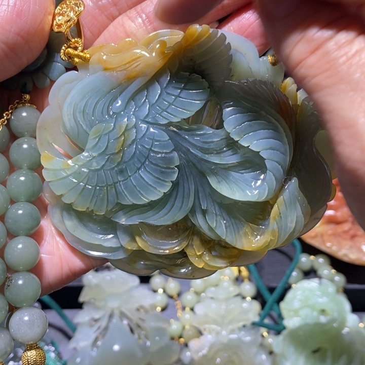 岫玉岫玉吊坠未镶嵌