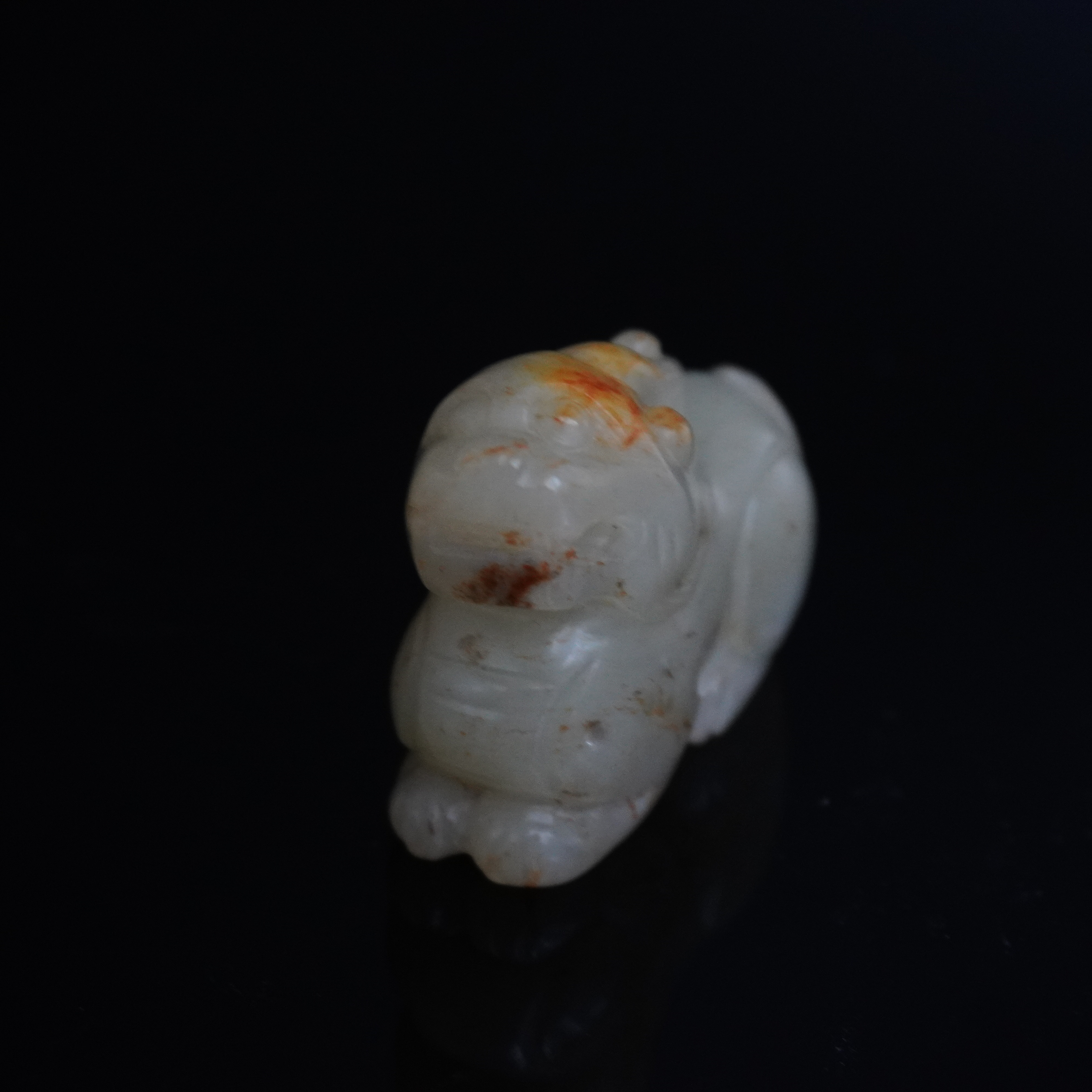 清代和田玉瑞兽/560353/收藏/传承/【友谊文物商店】