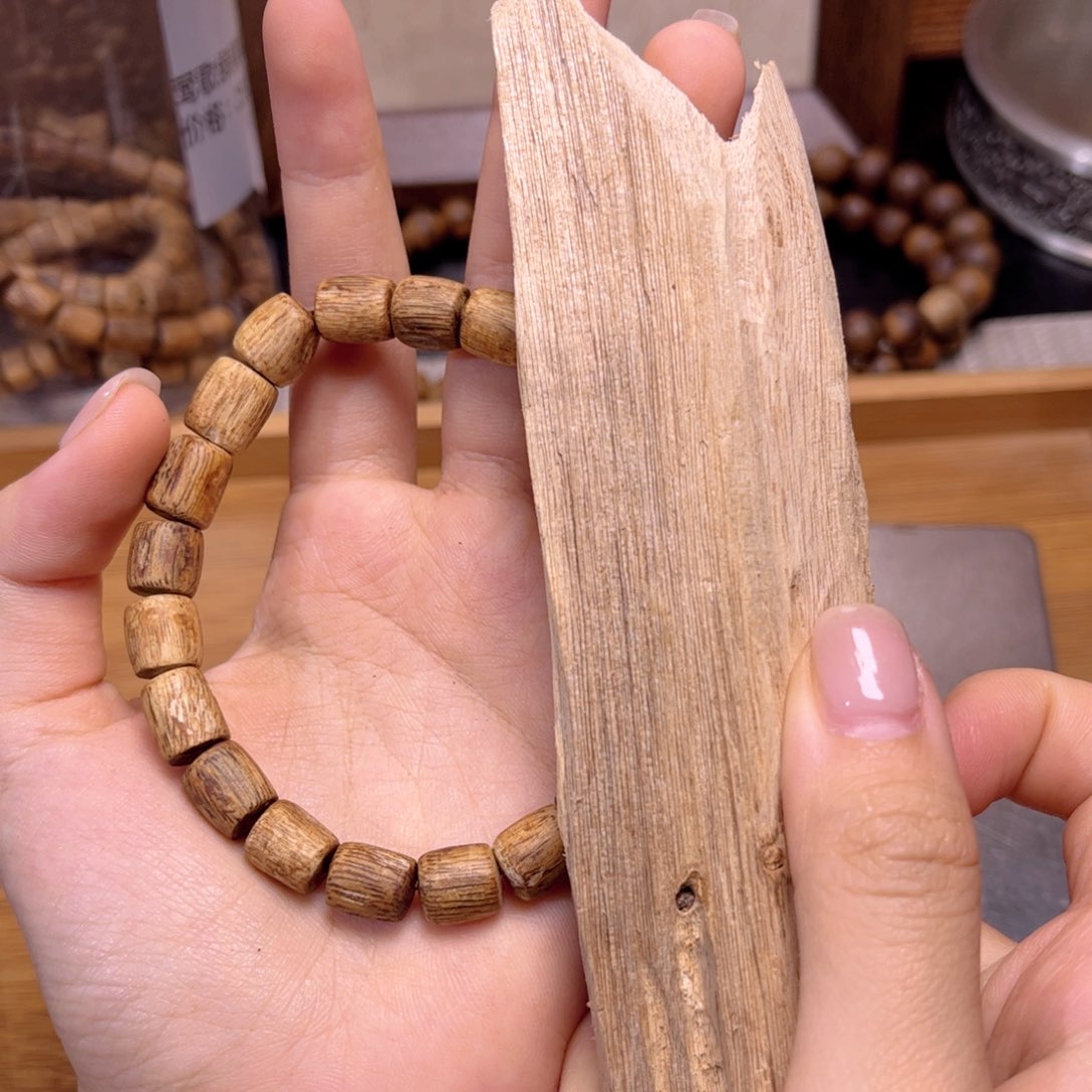 香榧木莺歌绿奇楠随行串6.8