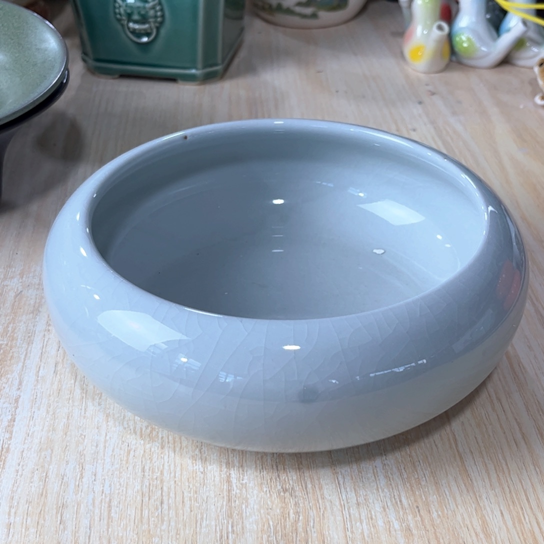 口径   16*7.5陶瓷绿植多肉微瑕花盆无孔