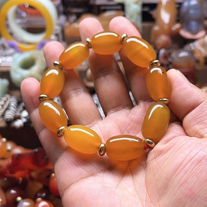 玛瑙/玉髓车挂未镶嵌