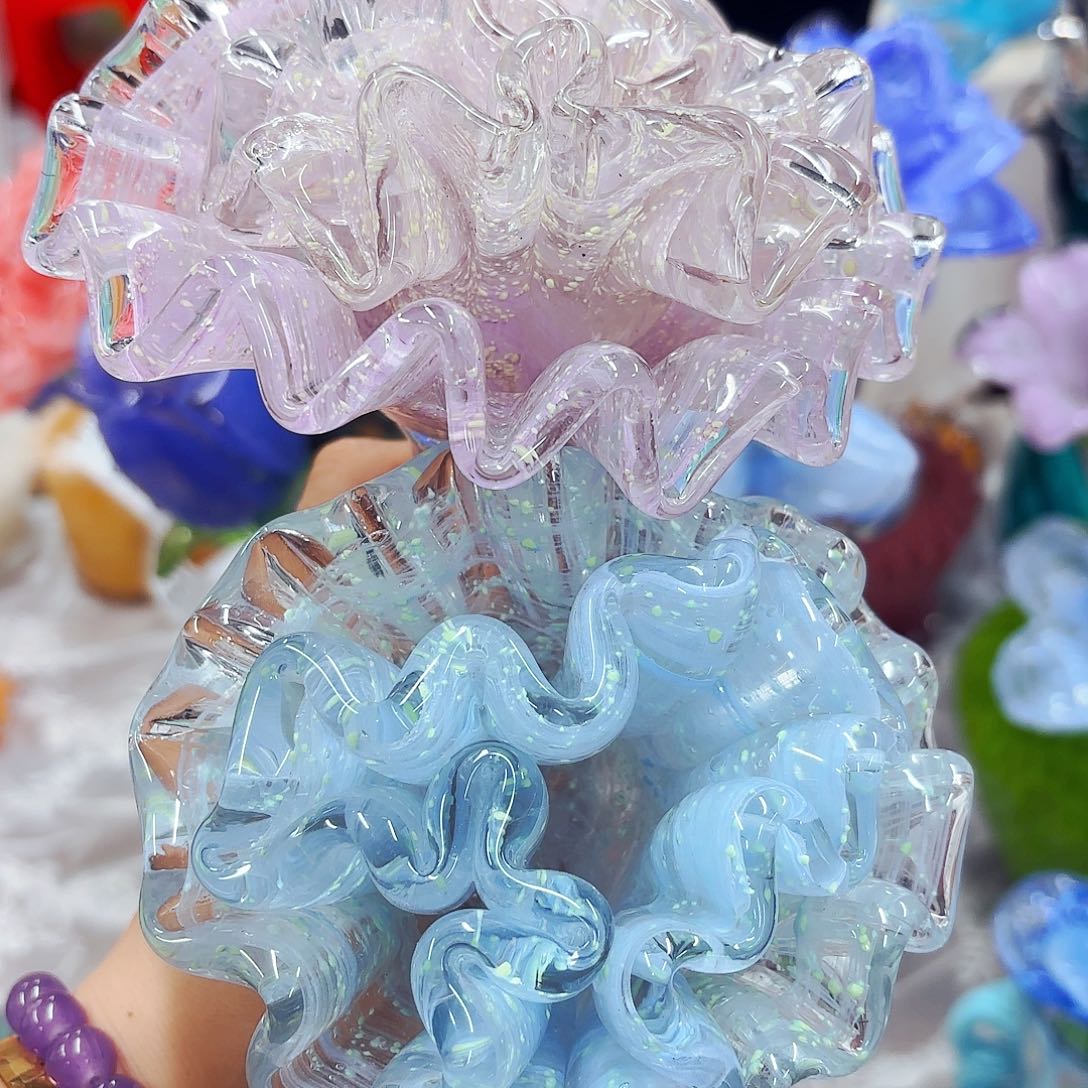 瑕疵不退不换琉璃花瓶花器艺术品