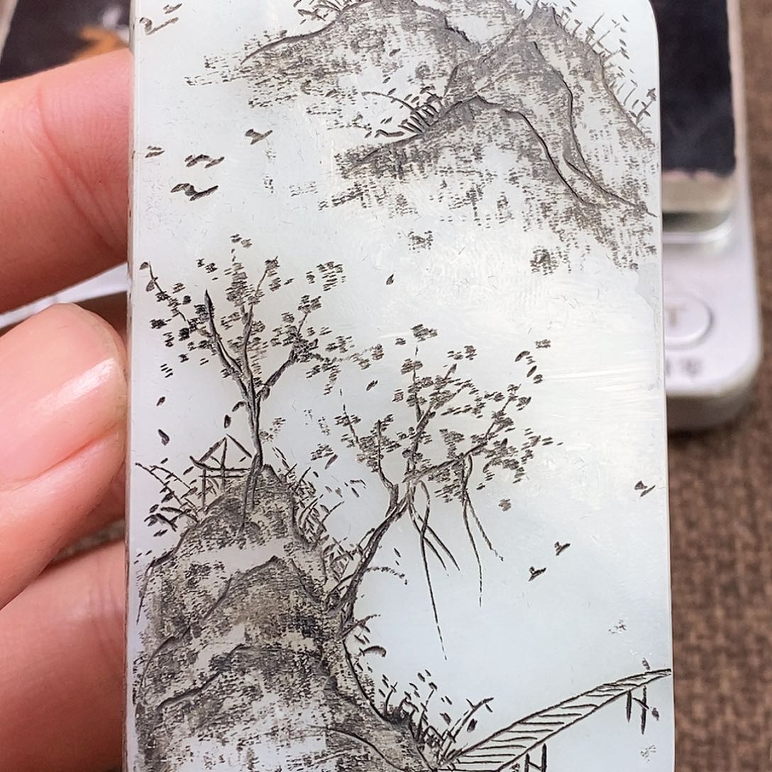 和田玉挂件未镶嵌