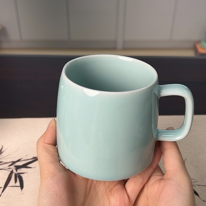 龙泉云间青瓷小米茶器