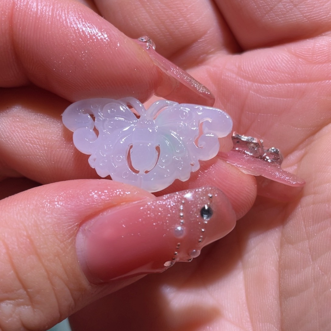 定制翡翠未镶嵌蝴蝶