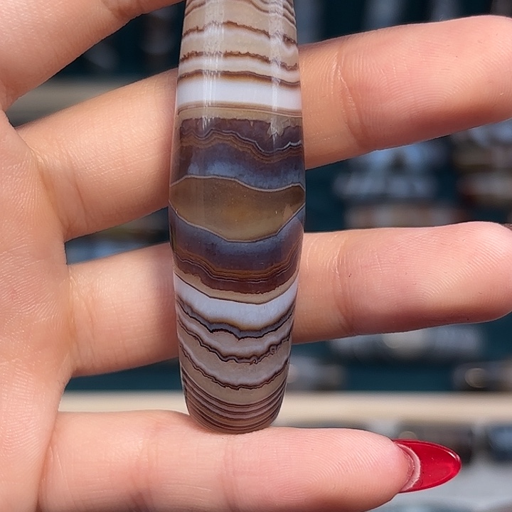 天***物玛瑙/玉髓合金珠宝奇石