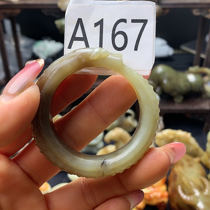 和田玉（糖玉）未镶嵌车挂