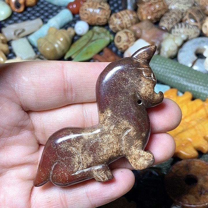 和田玉未镶嵌颈饰52