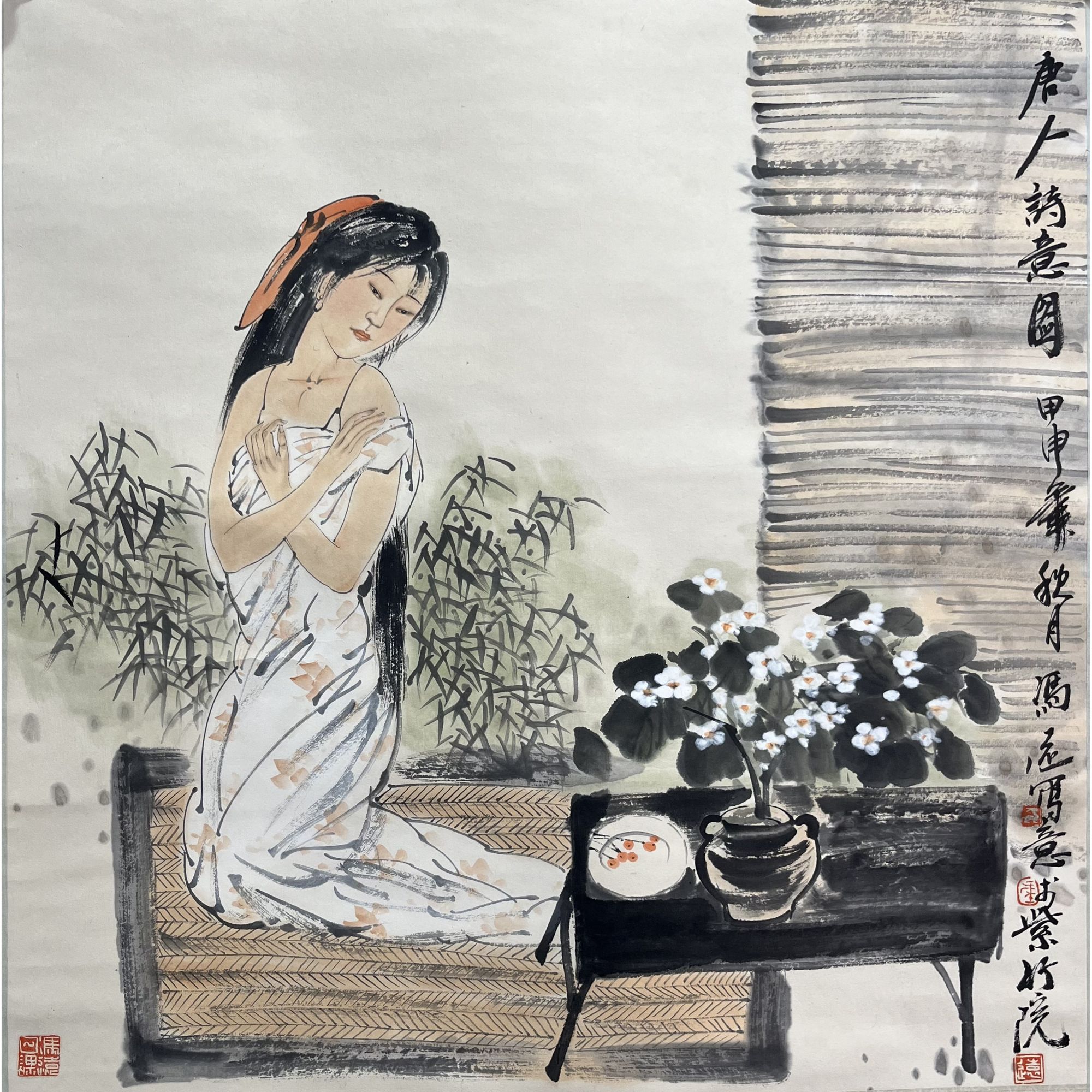 【唐人诗意图】 68×68 CP-40130