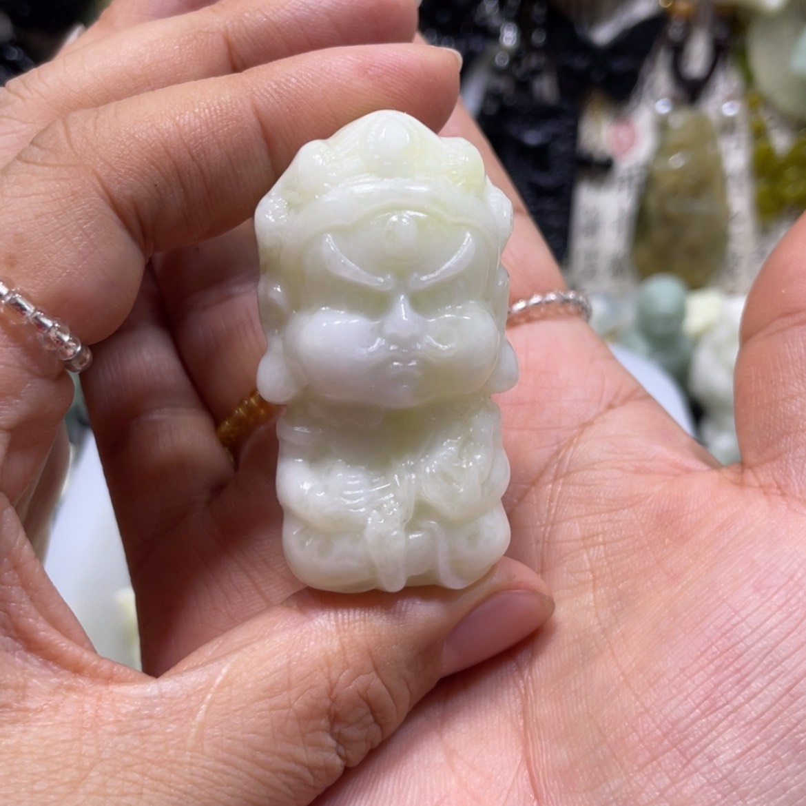 【闪购商品】岫玉颈饰未镶嵌97手把