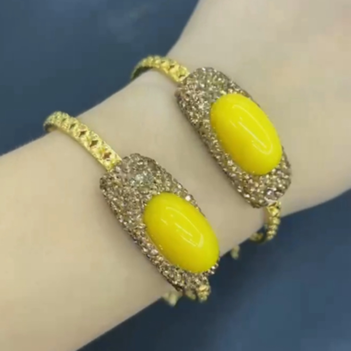 铜合金合成锆石手链 藏式风格新款手链