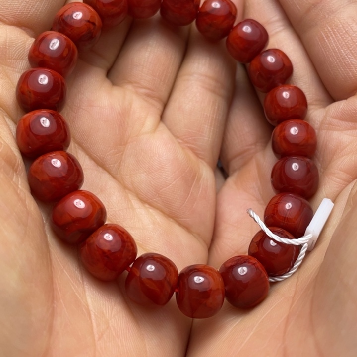 南红玛瑙手串10未镶嵌
