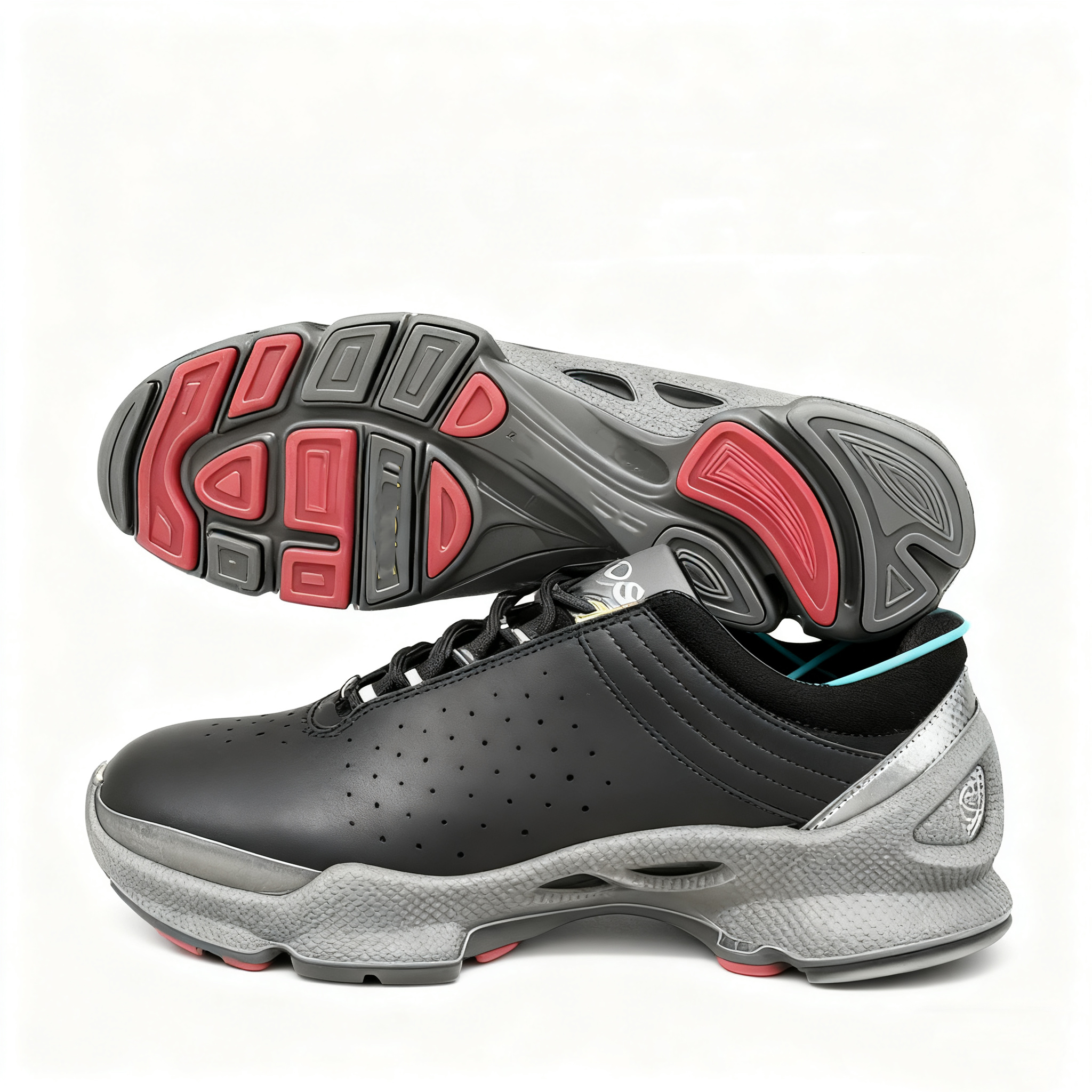 经典秋季新款健步鞋男士休闲户外百搭男鞋真皮运动鞋