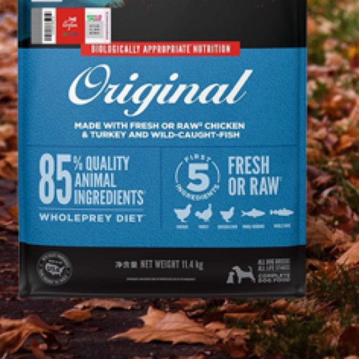 美版新冠军标无谷原味鸡肉味犬粮成犬幼犬渴狗粮11.4kg