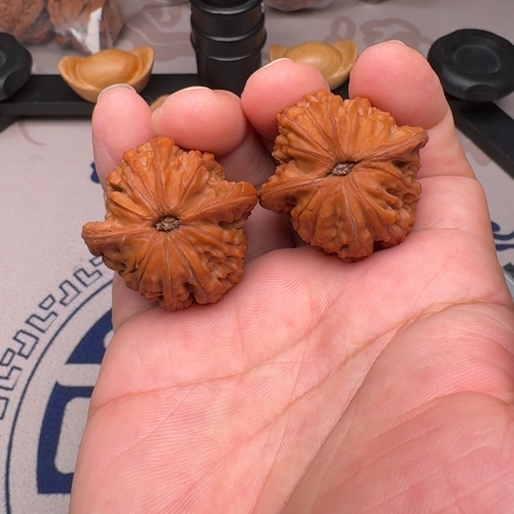 桃核把件山地磨盘37+11