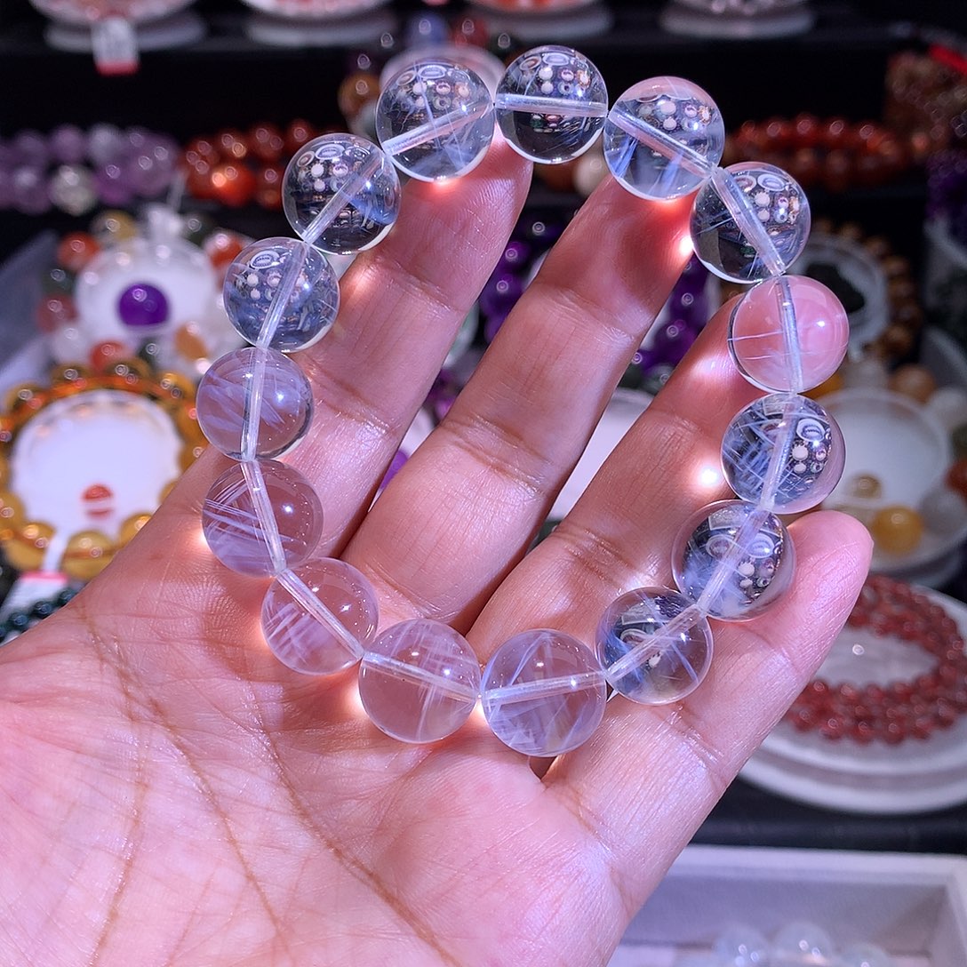 冻***u未镶嵌手链水晶手链